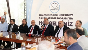 DULKADİROĞLU BELEDİYESİ'NDEN AMATÖR SPOR KULÜPLERİNE MADDİ DESTEK