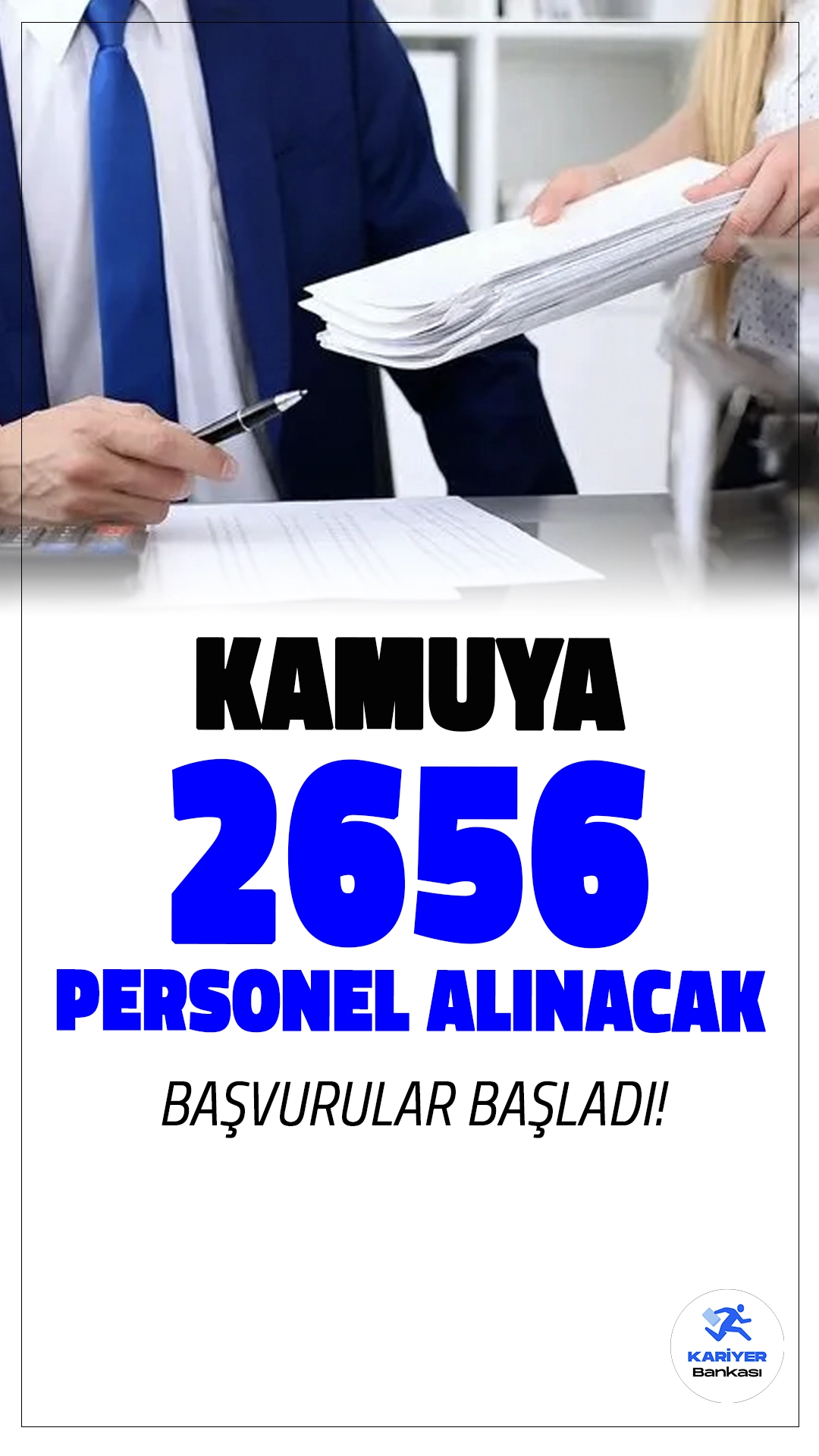 Kamuya 2.656 Personel Alımı Duyurusu Yayımlandı