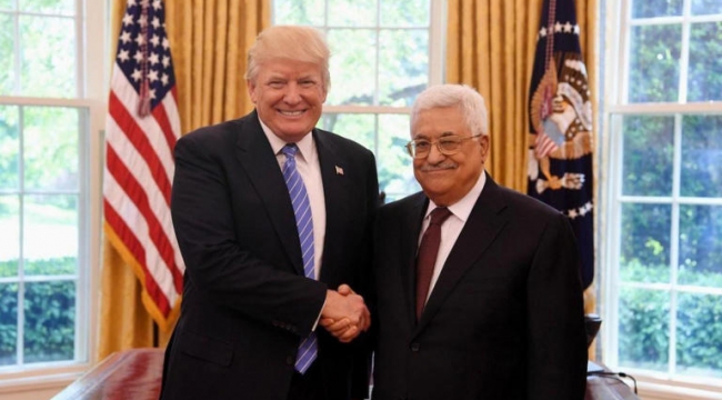 ABD Trump, Filistin Devlet Başkanı Abbas ile görüştü