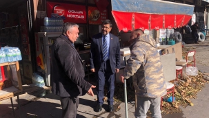 BAŞKAN AKPINAR FIRTINADAN ETKİLENEN ESNAFI ZİYARET ETTİ