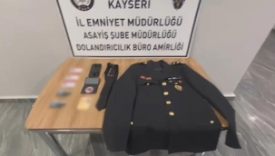 Kayseri'de Sahte Dışişleri Bakanlığı ve jandarma personeli yakalandı