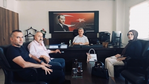 DULKADİROĞLU İLÇE NÜFUS MÜDÜRÜMÜZ BAYRAM OĞUL'A ZİYARET