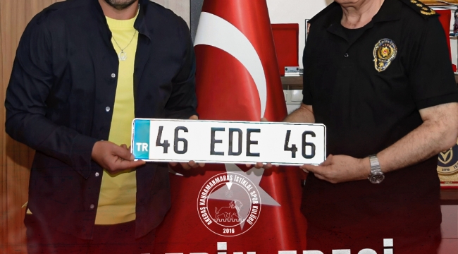 EMNİYET MÜDÜRÜMÜZ NURETTİN GÖKDUMAN 46EDE46 PLAKASINI İSTİKLAL SPORA TAHSİS ETMİŞTİR