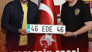 EMNİYET MÜDÜRÜMÜZ NURETTİN GÖKDUMAN 46EDE46 PLAKASINI İSTİKLAL SPORA TAHSİS ETMİŞTİR