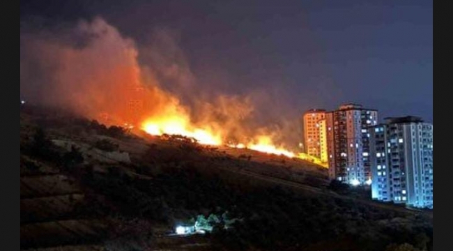 ''KAHRAMANMARAŞ ' TA KORKUTAN YANGIN ''