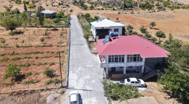 Afşin'in Kırsal Mahallelerinden Türksevin'in Ulaşım Konforu Artırıldı