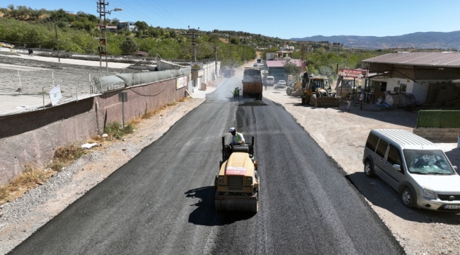 Altyapısı Tamamlanan Akyar TOKİ Yolu Sıcak Asfalta Buluştu