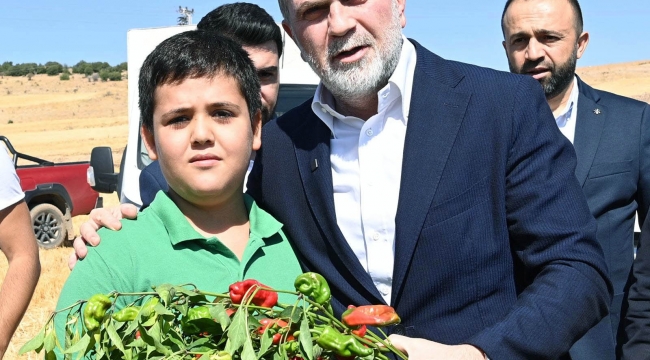 Başkan Görgel; "Coğrafi İşaretli Maraş Biberimizin Hasadı Bereketli Olsun"