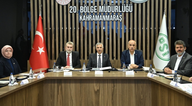 Başkan Görgel; "Kahramanmaraş Alt ve Üst Yapısıyla Şehirlere Örnek Olacak"