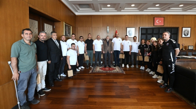 Başkan Görgel, Şampiyon Takımı Ağırladı