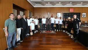 Başkan Görgel, Şampiyon Takımı Ağırladı