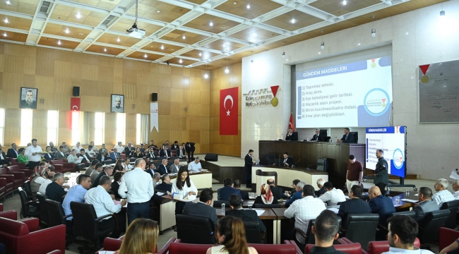 Büyükşehir'de Eylül Ayı Olağan Meclisi Toplandı