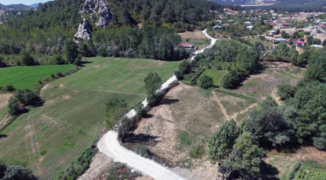 Büyükşehir'den Andırın Kırsalına Estetik Dokunuş