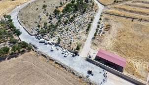 Büyükşehir'den Elbistan Kırsalına 5 Bin Metrekarelik Kilit Parke