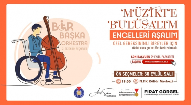 Büyükşehir'in "Bir Başka Orkestra"sı Yeni Seslerini Arıyor