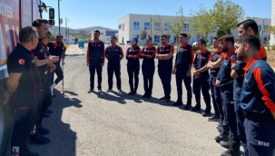 Büyükşehir İtfaiyesi'nden AFAD Ekiplerine Yangın Eğitimi