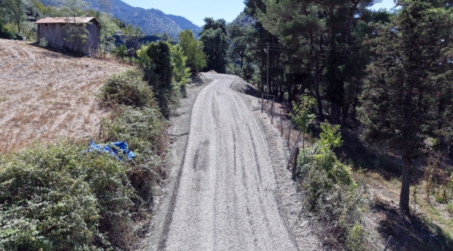 Büyükşehir'le Andırın Kırsalında Ulaşım Güçleniyor