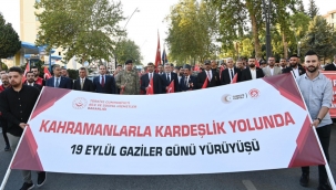 Kahramanmaraş'ta Gaziler Günü Kortej Yürüyüşü Gerçekleştirildi