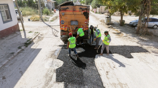 KASKİ'den Elbistan'da Asfalt Çalışması
