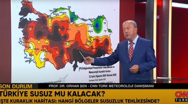 Meteoroloji Danışmanı Şen; "Kahramanmaraş'a Hiç Yağış Düşmedi"