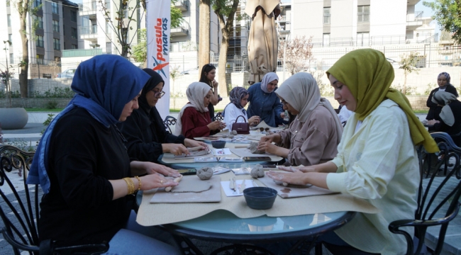 Pusula Maraş'tan Gençlere Sanat Molası; Seramik Workshop