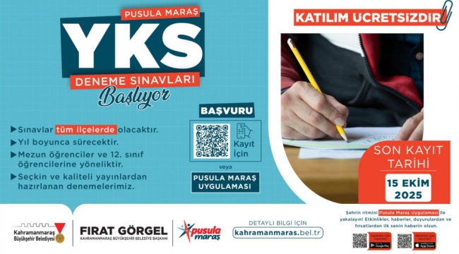 Üniversite Yolunda Gençlere Büyükşehir'den Ücretsiz Deneme Sınavı Desteği