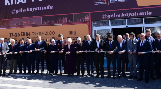 10. Uluslararası Kahramanmaraş Kitap Fuarı Açıldı