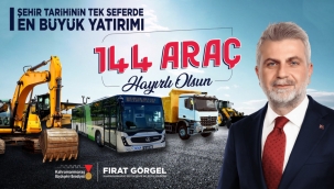 Büyükşehir'den Tarihi Araç Yatırımı; 144 Hizmet Aracı Filoya Kazandırıldı