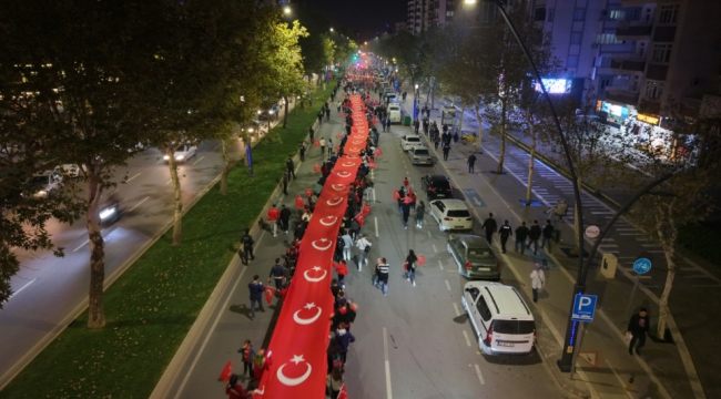 Cumhuriyet Yürüyüşü'nde Kahramanmaraş Tek Yürek Oldu