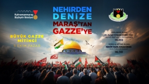 Kahramanmaraş, Gazze İçin Tek Yürek Oluyor