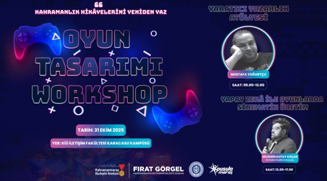 Oyun Tasarım Atölyesi ile Gençler Dijital Dünyada Kahramanlık Yazacak