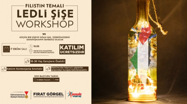 Pusula Maraş Gençliği, Filistin İçin Işık Yakıyor!