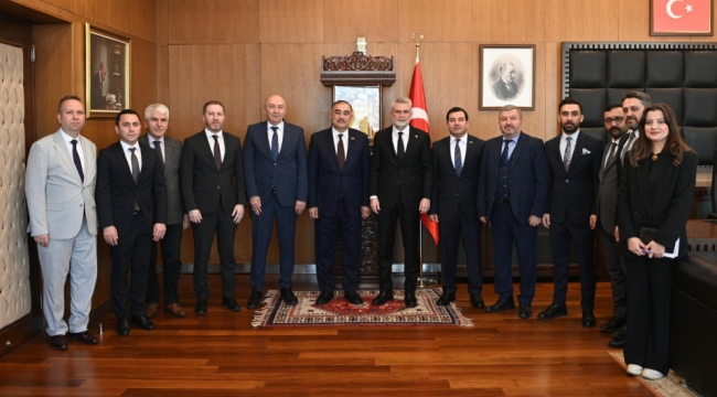 Başkan Görgel, Azerbaycan Büyükelçisi Reşad Memmedov'u Ağırladı