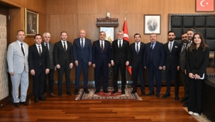 Başkan Görgel, Azerbaycan Büyükelçisi Reşad Memmedov'u Ağırladı