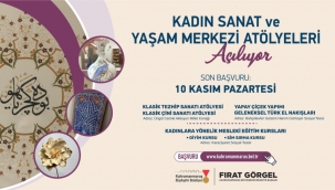 Büyükşehir'in Kadın Sanat ve Yaşam Merkezi Atölyelerine Başvurular Başladı!