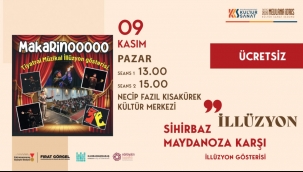 Çocuklar, Pazar Günü İllüzyon Gösterisinde Eğlenceye Doyacak