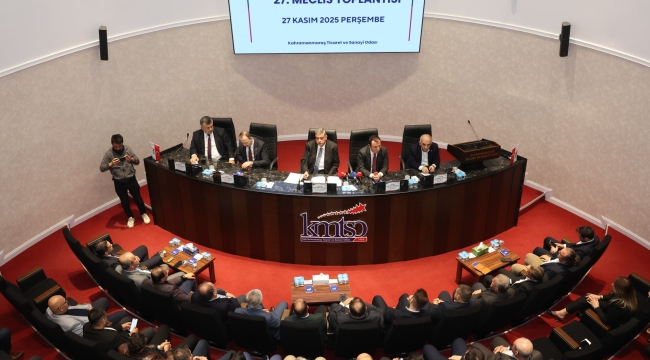 Kahramanmaraş Ticaret ve Sanayi Odası (KMTSO) 27. Olağan Meclis Toplantısı gerçekleştirildi.