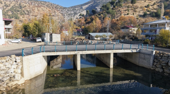Büyükşehir, Döngel'in Yeni Köprüsünü Ulaşıma Açtı