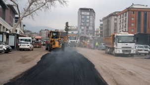 HÜKÜMET BULV. ALTYAPIDAN SONRA ÜSTYAPIYA GEÇİLDİ