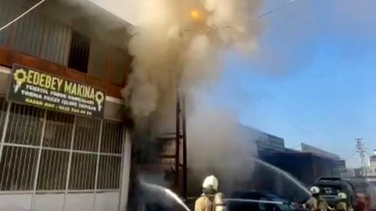 Kahramanmaraş'ta Hurdalıkta Yangın