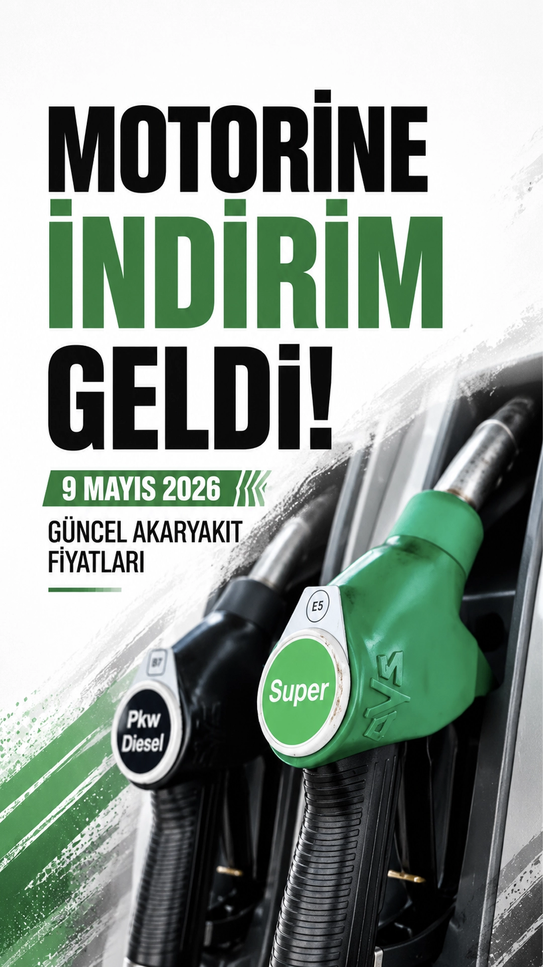 Motorine İndirim Geldi: 9 Mayıs 2026 Güncel Akaryakıt Fiyatları