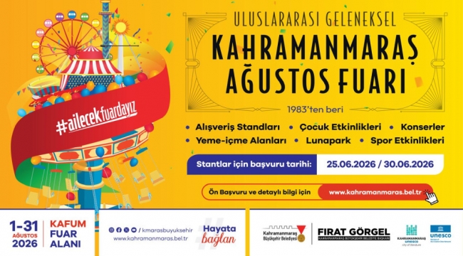 Ağustos Fuarı Esnafını Bekliyor; Başvurular Başladı