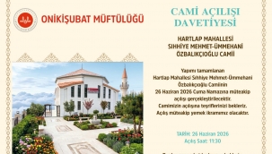 HARTLAP'TA YENİ CAMİ AÇILIYOR