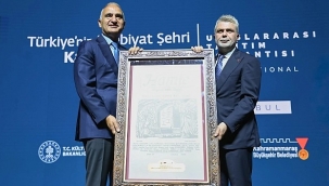 Kahramanmaraş UNESCO'nun "Edebiyat Şehri" Oldu!