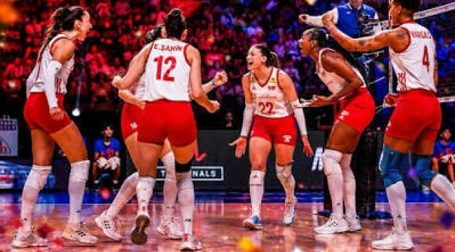 A Milli Kadın Voleybol Takımı, Milletler Ligi'nde şampiyon oldu