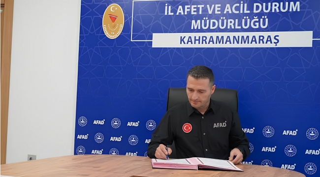 AFAD Kahramanmaraş İl Müdürlüğü'ne Erdal Kan Atandı