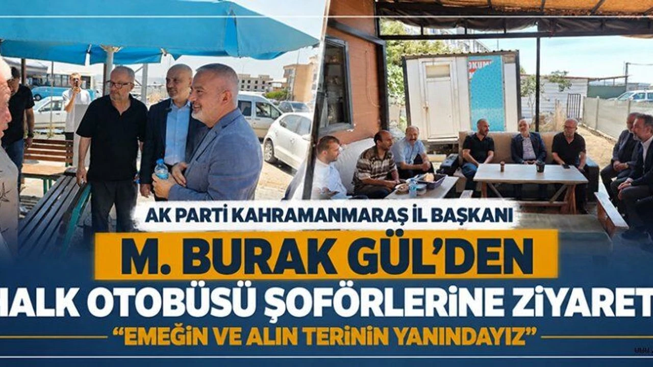 BAŞKAN M. BURAK GÜL: ŞEHRİMİZİN YÜKÜNÜ OMUZLAYAN EMEKÇİLERİMİZİN YANINDAYIZ