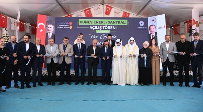 Kahramanmaraş Güneş Enerji Santrali Hizmete Açıldı