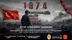 KAHRAMANMARAŞ'TA KIBRIS GAZİLERİ İÇİN ANLAMLI GECE
