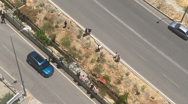 Kahramanmaraş'ta Otomobil Kanala Uçtu! Kazada 3'ü Çocuk 4 Kişi Yaralandı